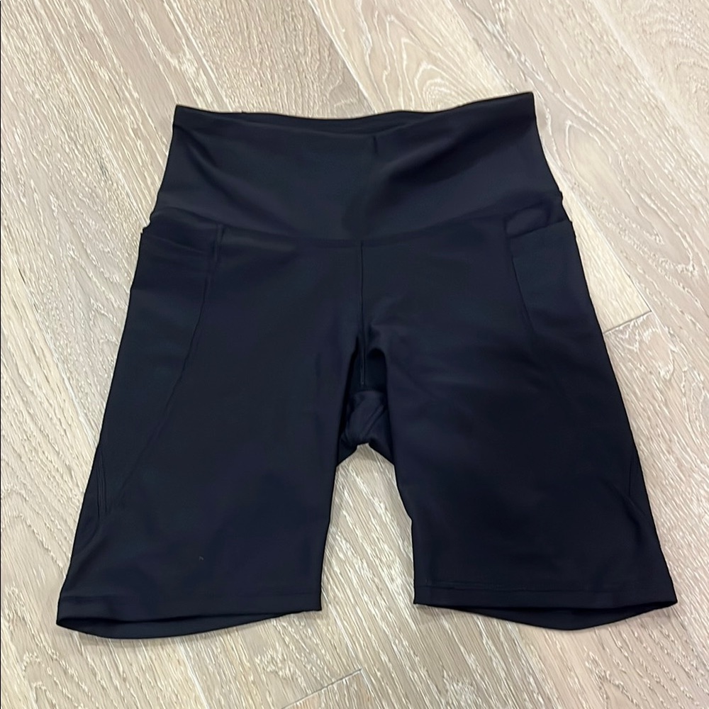Old Navy active black women biker shorts